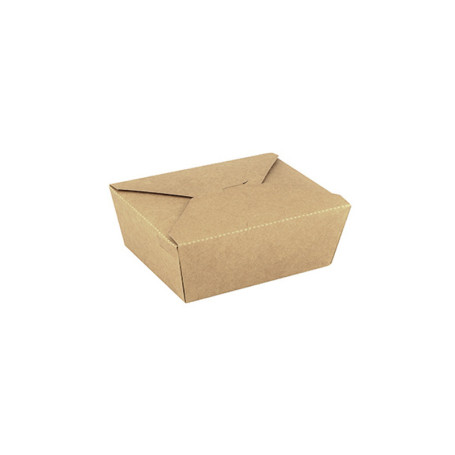 Boite repas en carton kraft américaine  1400ml - 200 pcs