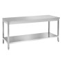 Table inox centrale 1000x700x850 mm - Arredochef