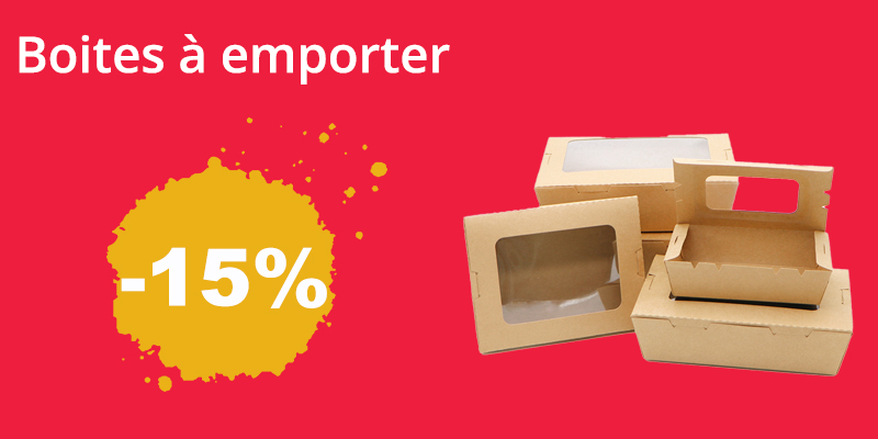 boite à emporter kraft SOLDES 24