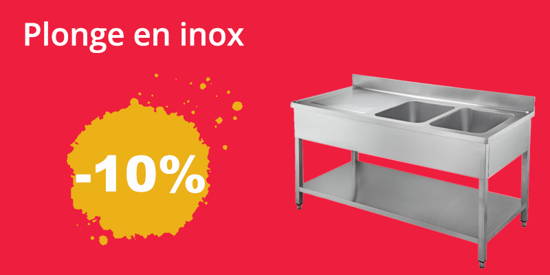 plonge en inox SOLDES 24